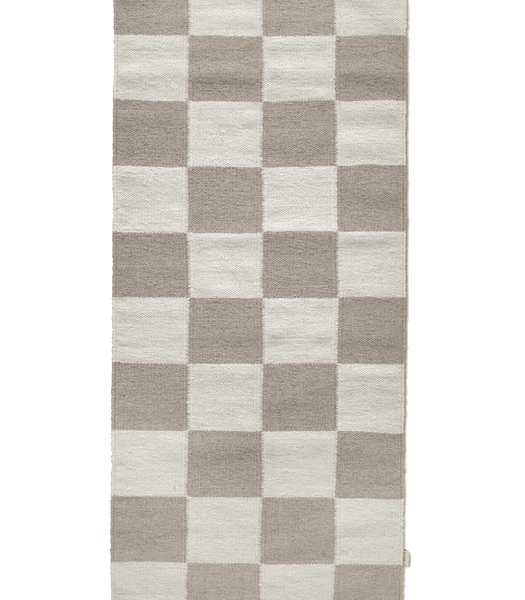 Runner Squares 80x200 White/Beige