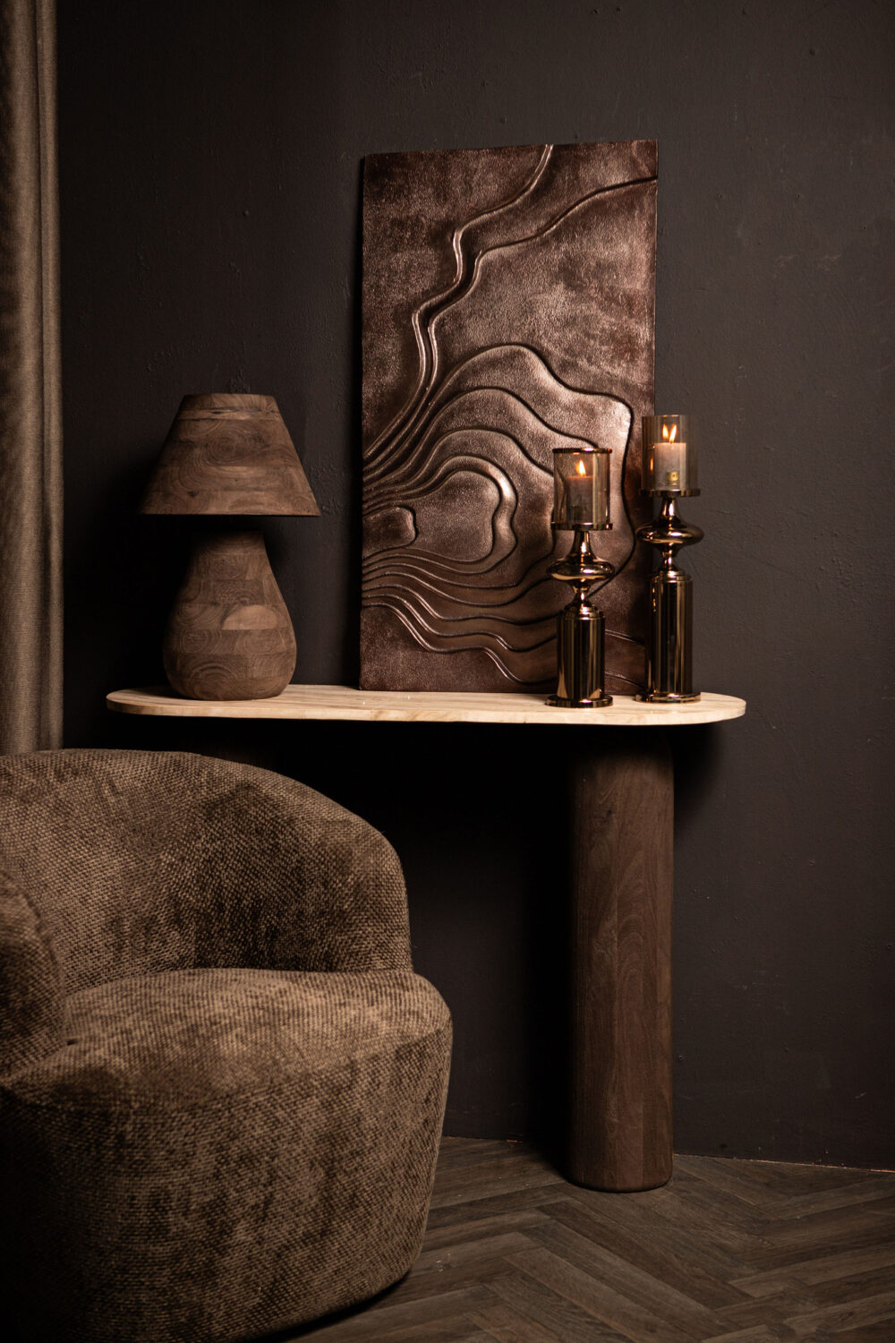 Side table Liora Brown - Afbeelding 2