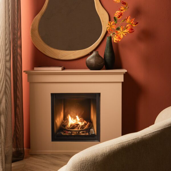 Barragh Natural Solid Wood Organic Mirror