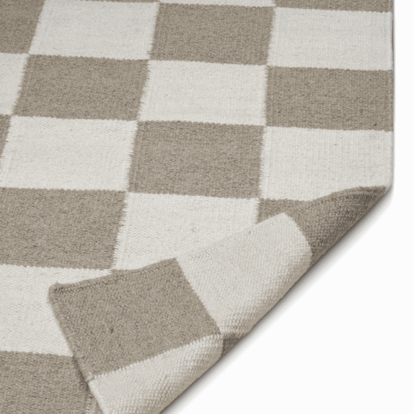 Runner Squares 80x200 White/Beige