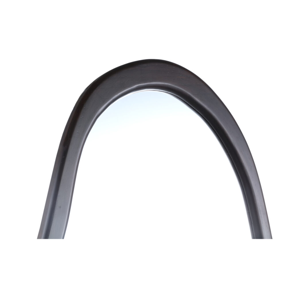 Spiegel Barragh Brown Solid Wood Organic Mirror Oval - Afbeelding 3