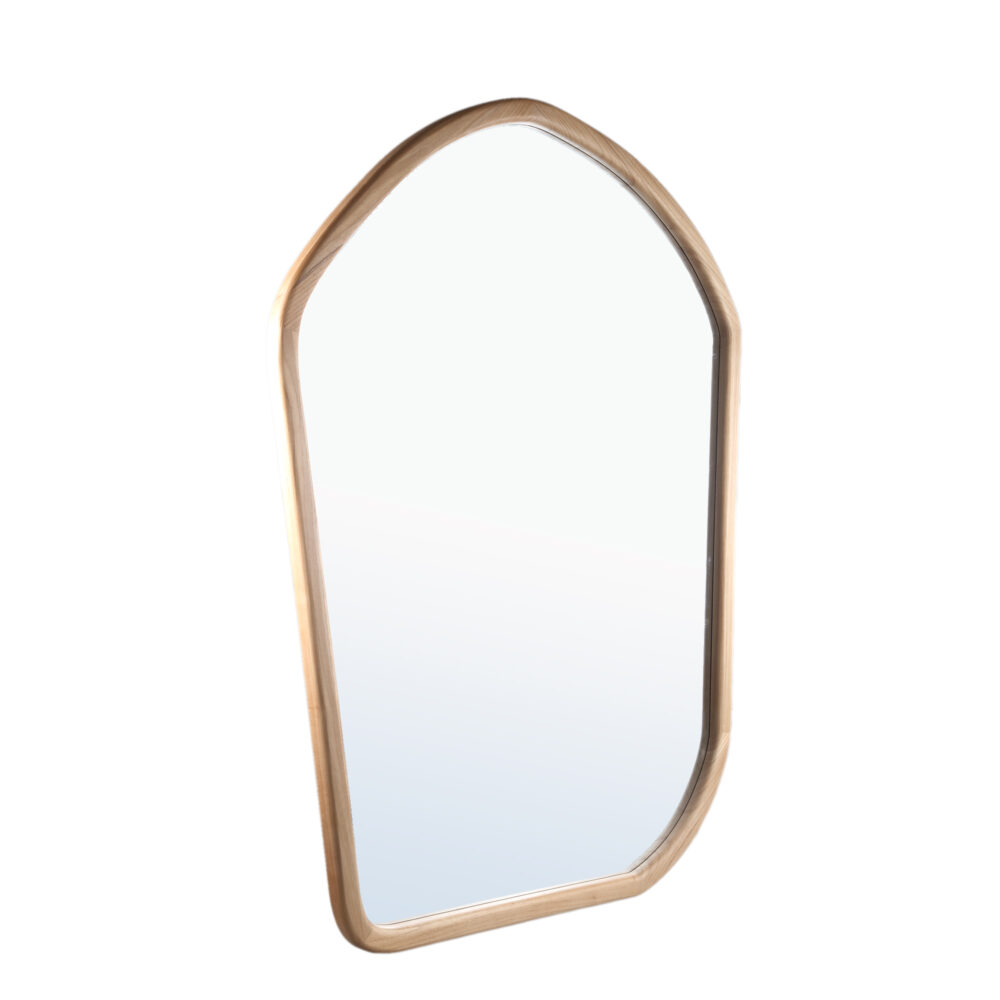 Spiegel Denholm Natural Solid Wood Big Organic Mirror - Afbeelding 4