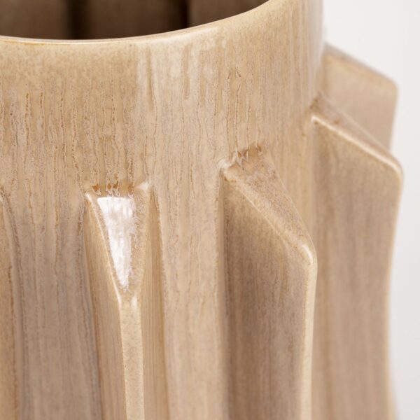Vaas Medoc 25x28 cm - luster taupe