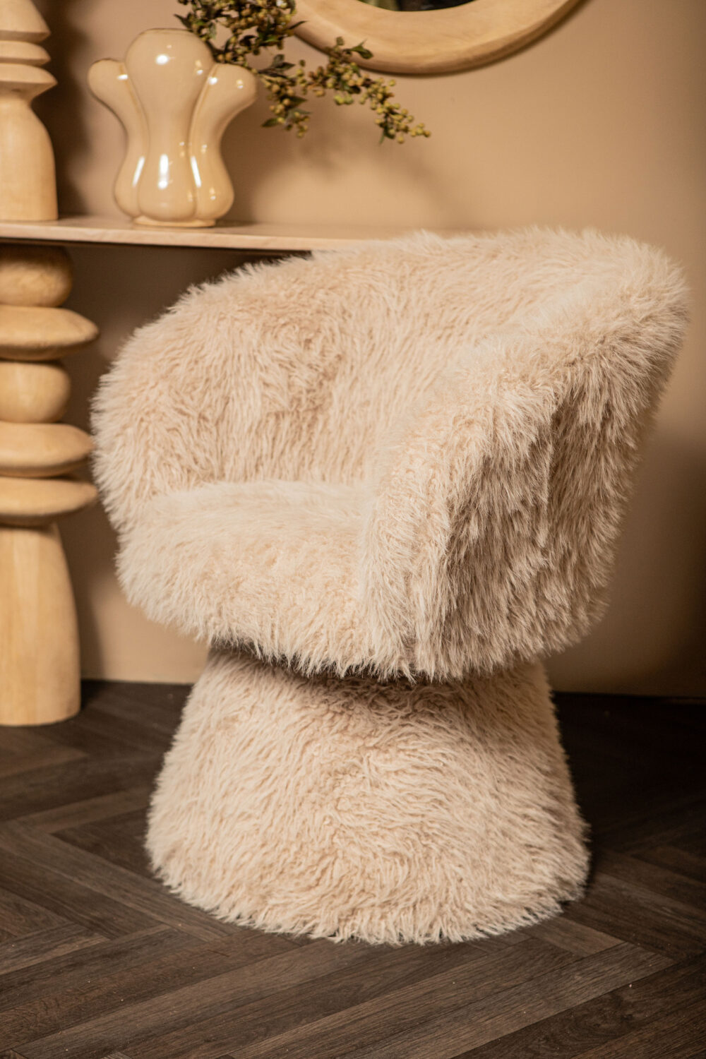 Fauteuil Hermes Cream Dining Eden 3 - Afbeelding 5