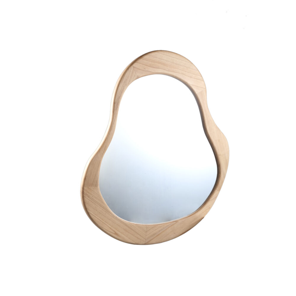 Spiegel Barragh Natural Solid Wood Organic Mirror - Afbeelding 6